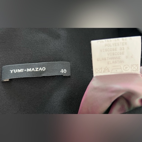 YUMI MAZAO BLACK CAP SLEEVE DRESS SIZE IT 40 / US 6 NWOTS! - Picture 14 of 16